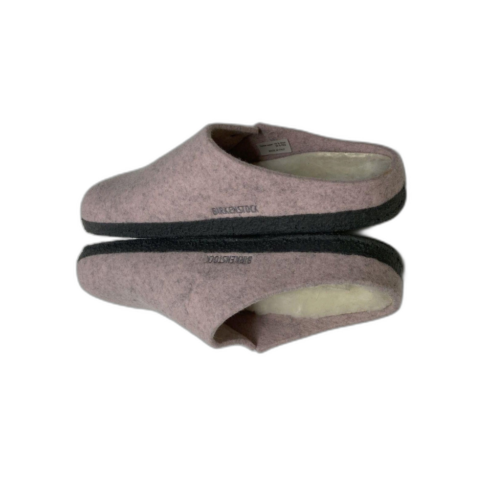 Birkenstock Zermatt Shearling Slippers Soft Pink Wool Women's 11 Men's 9 L11 M9 - Picture 6 of 9
